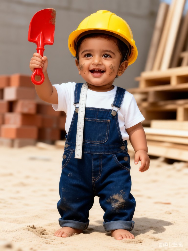Worker baby image