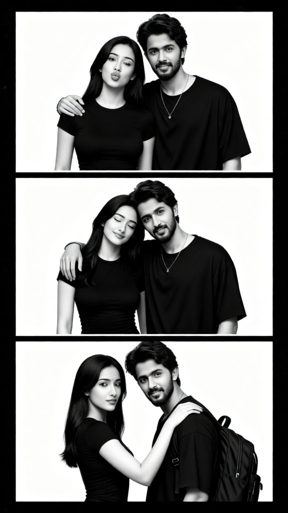 Three-shot burst image