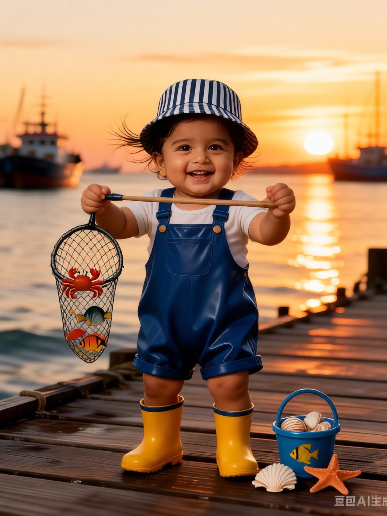 Fisherman baby image