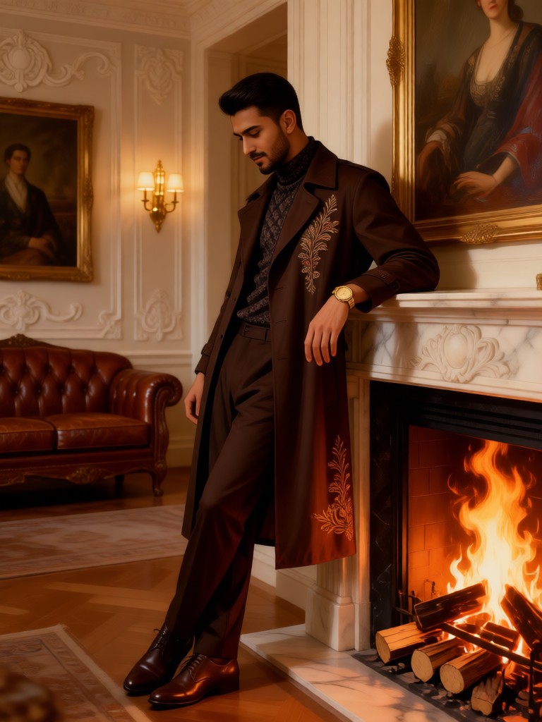 Luxury Classical Interior Flame Element image