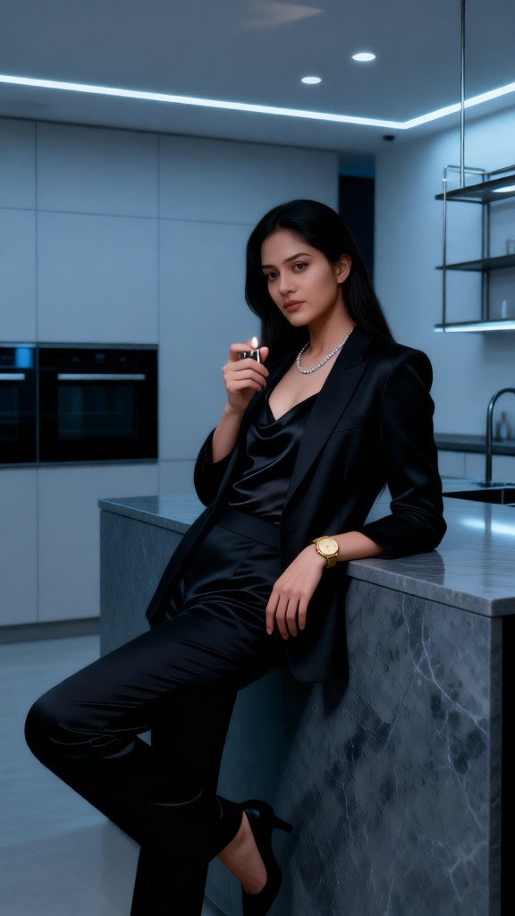 The moment a lighter is lit  image