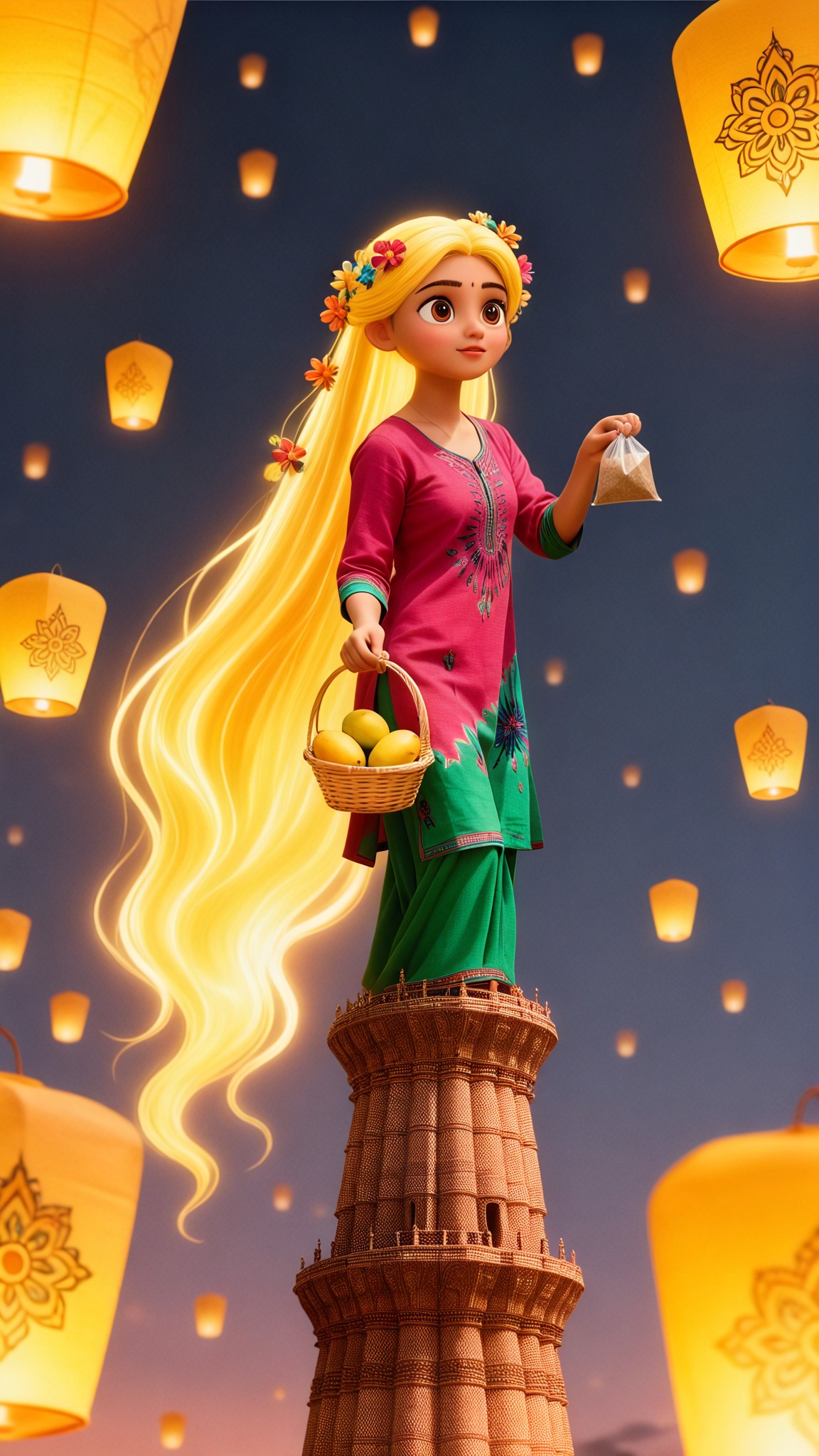 Glowing Hair Lantern image