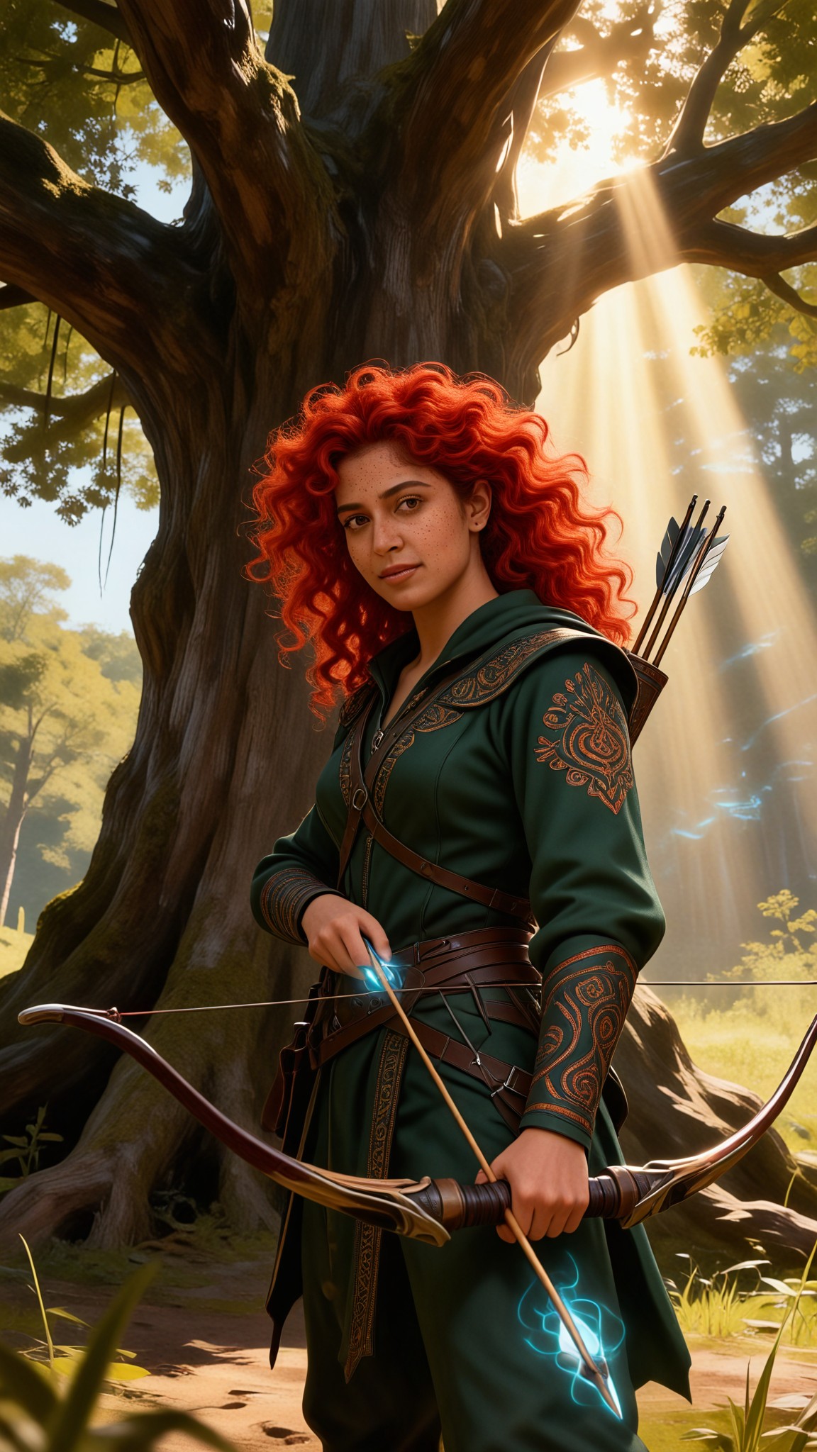 Brave Red Hair Archer image