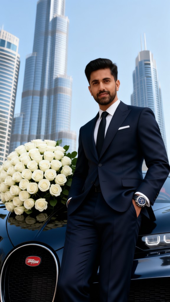 Supercar white Roses image