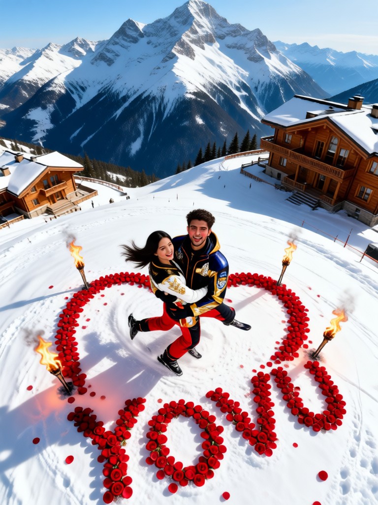 Ski Resort Rose Fire image