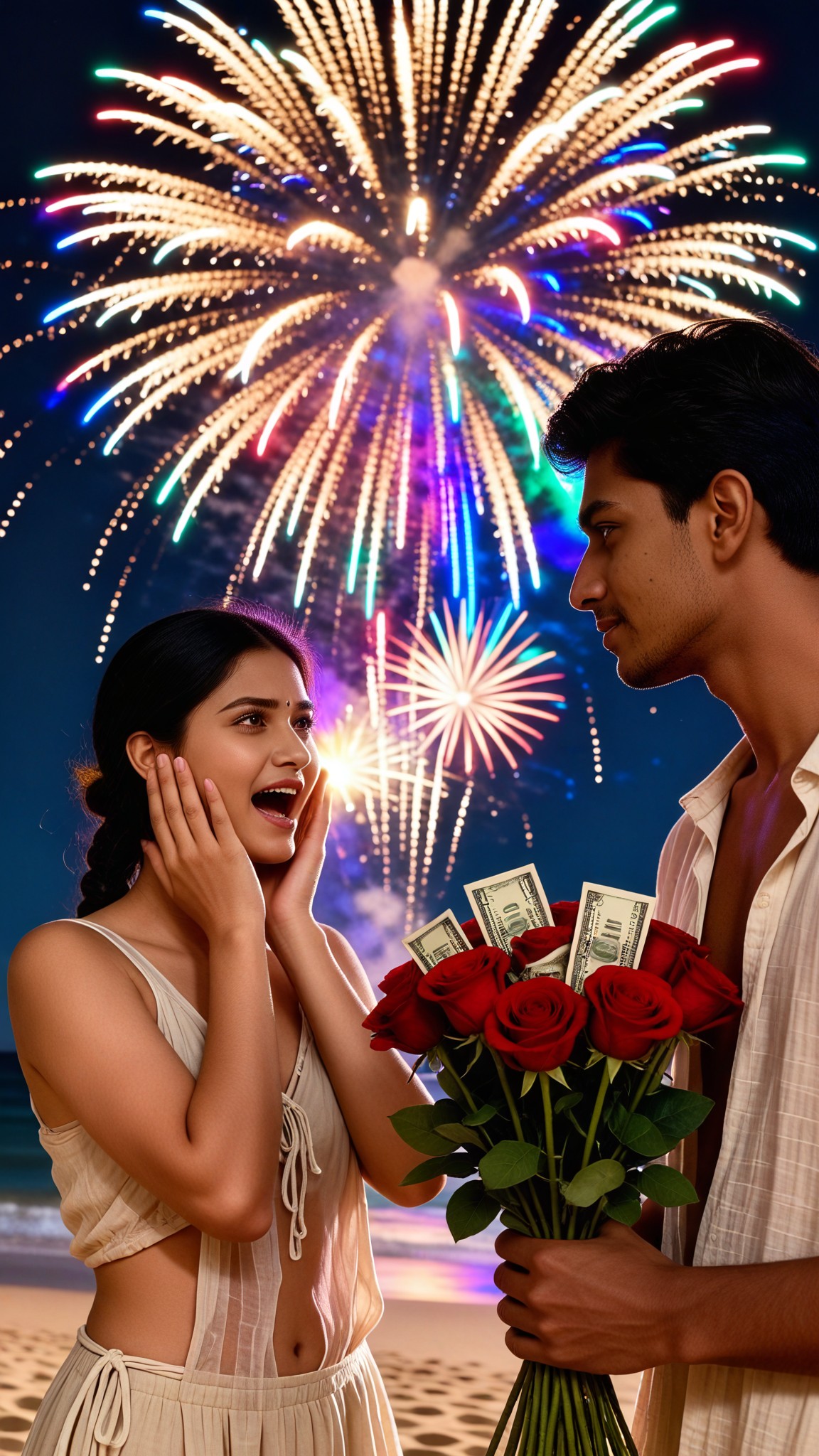 Diamond Rose Fireworks image