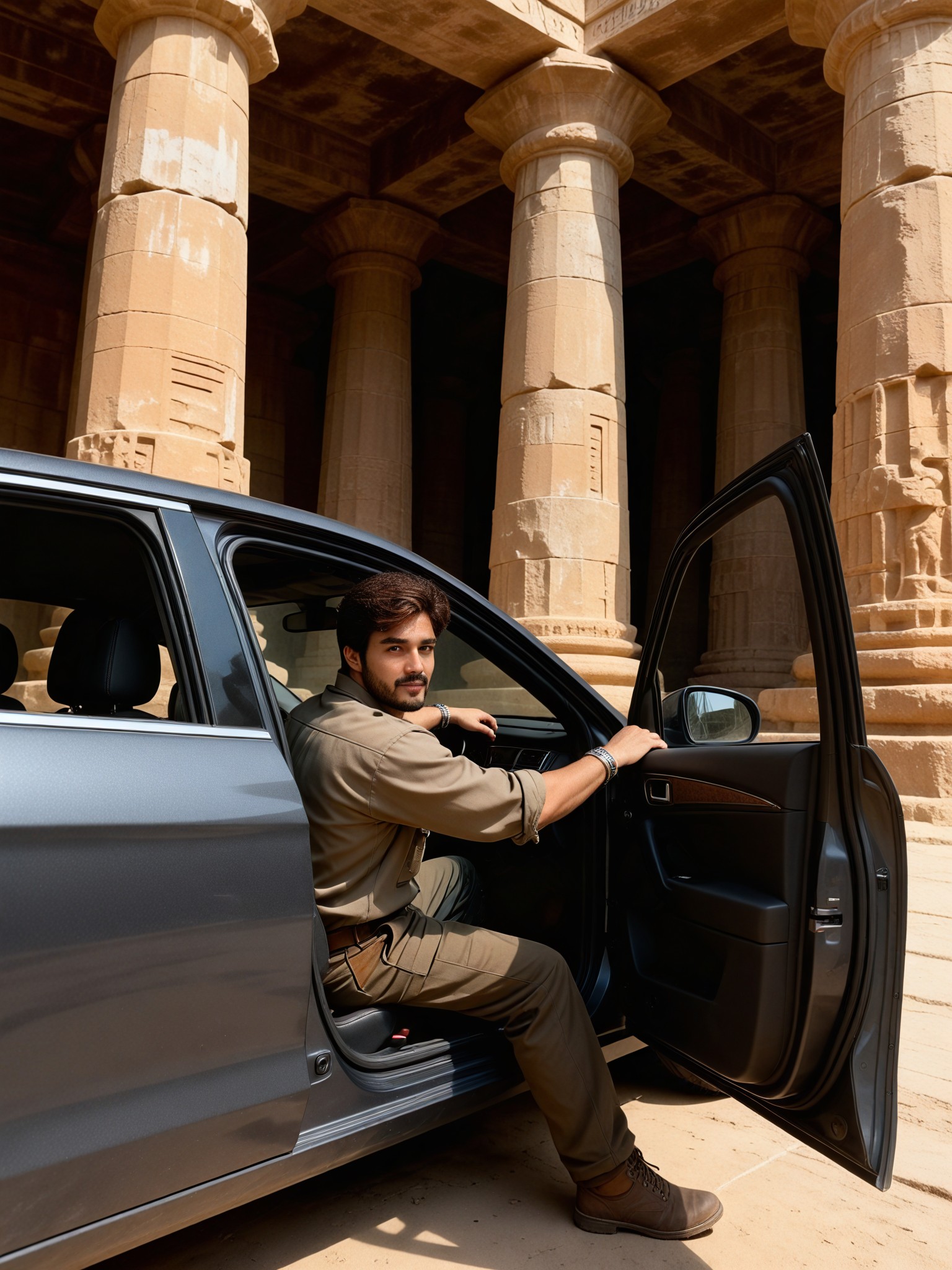 Heritage Style Temple Pillar image