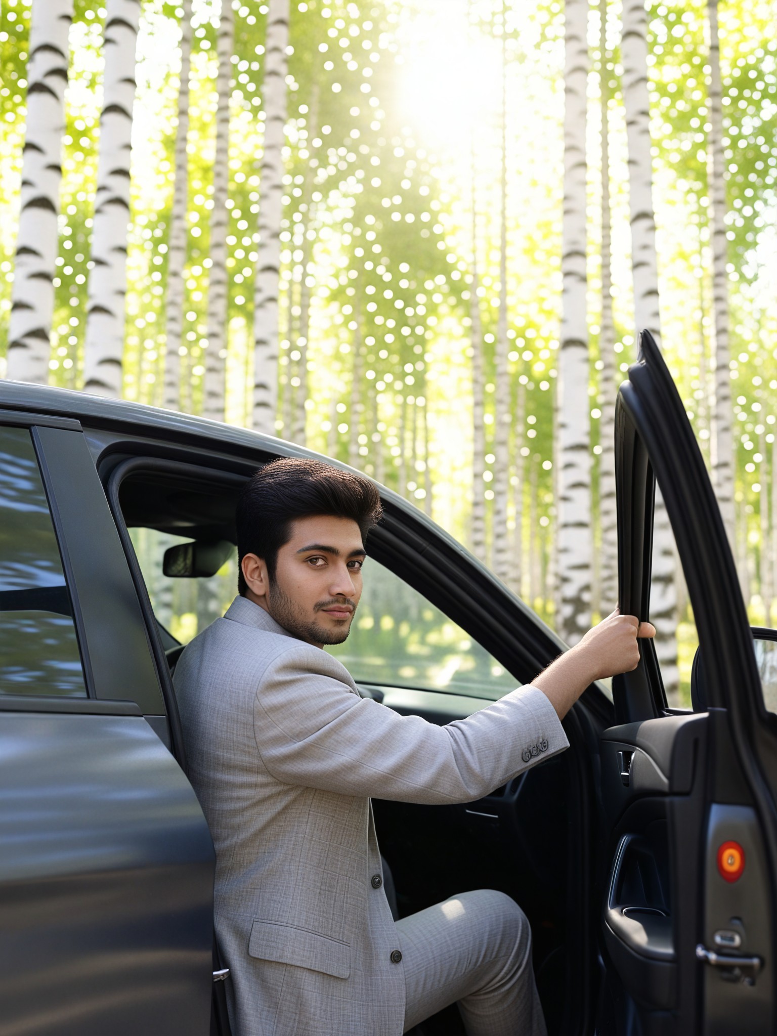 Natural Style Sunlit Forest image