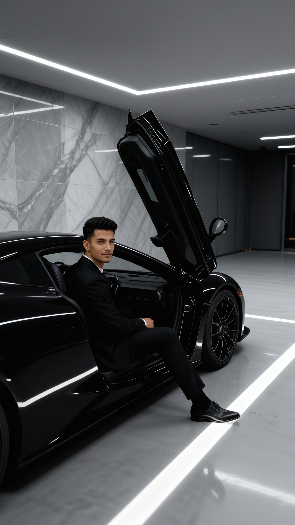 Luxury Style Marble Garage image