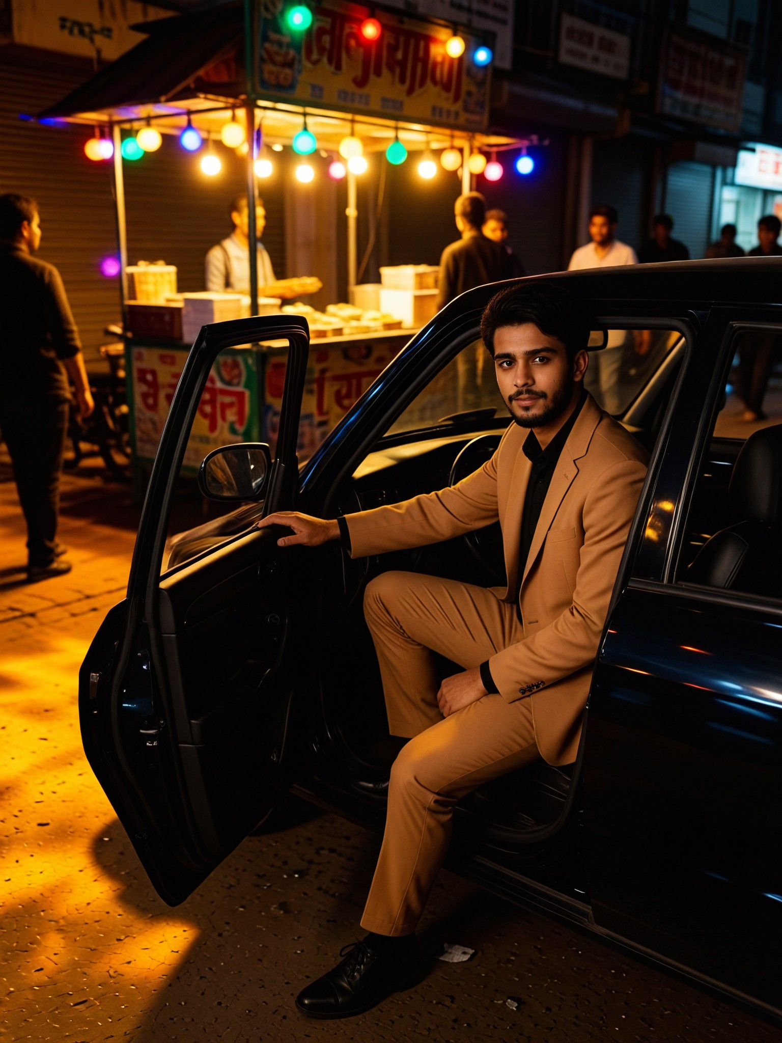 Retro-style Indian Night Market image