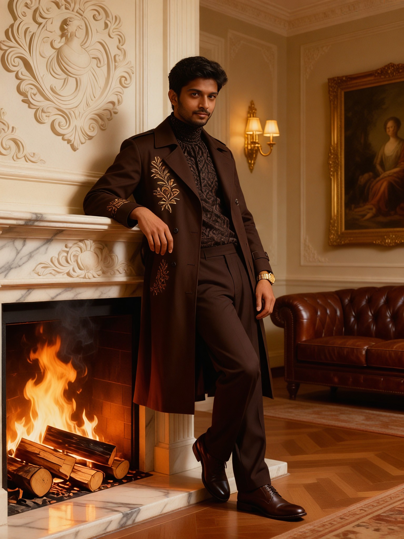 Flame Element: Luxury Vintage Style image