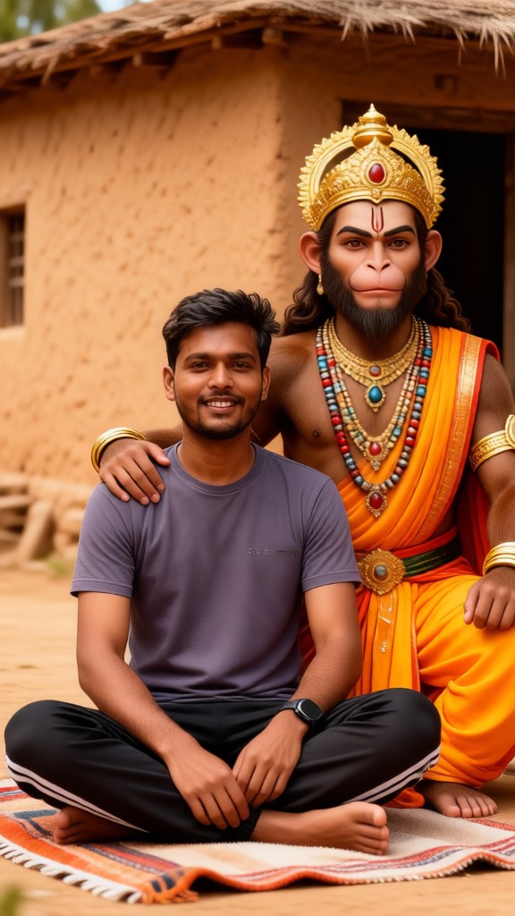Hanuman came to my house image