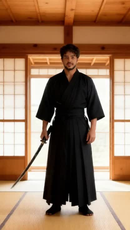 Black and White Toned Samurai: Mind Slash image