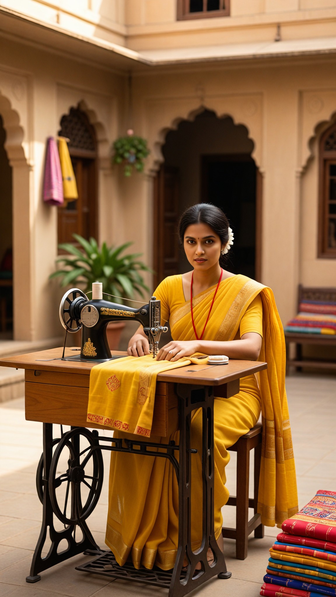 1-- Rural Female Tailor image