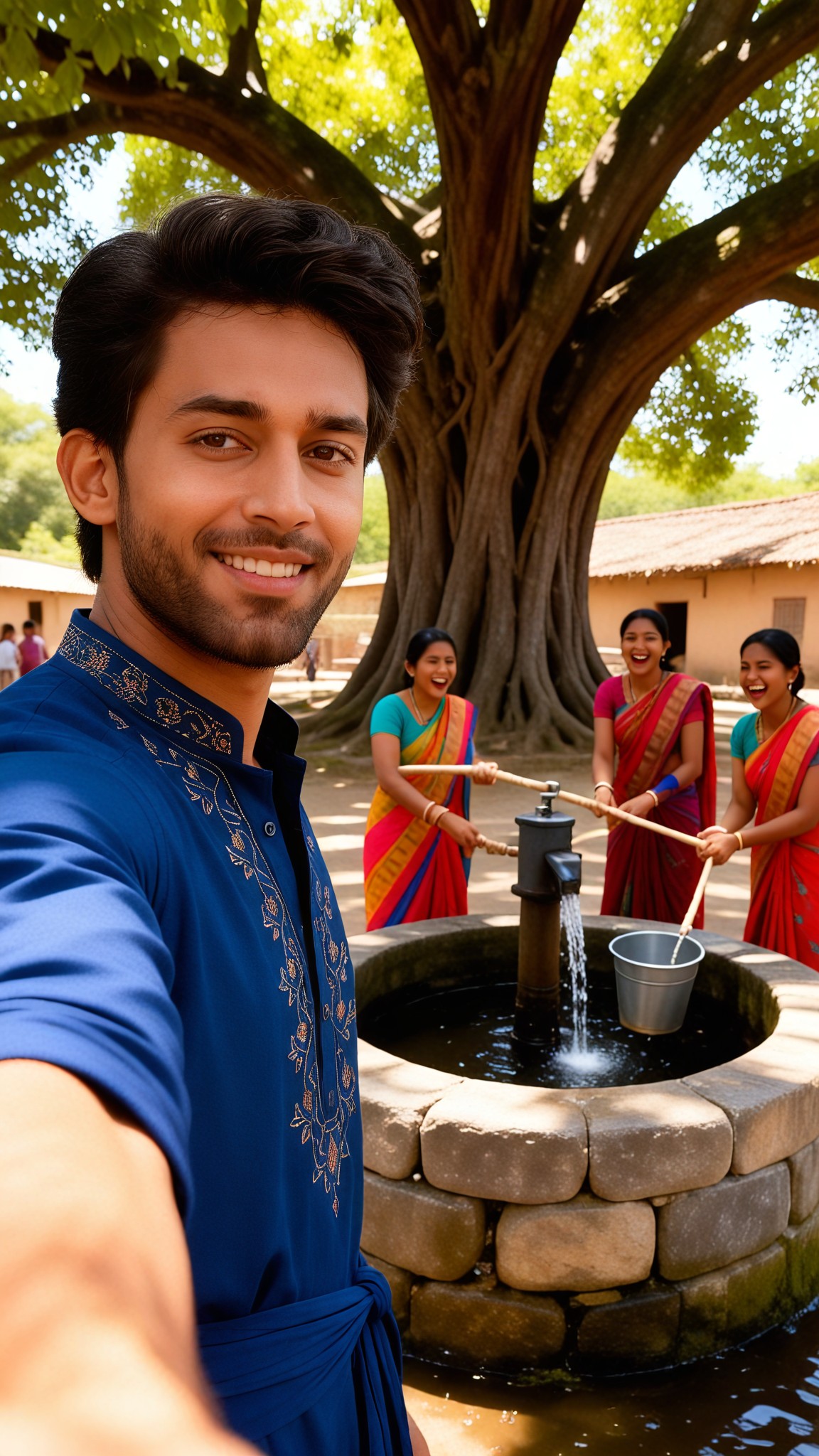 Simulated selfie-2 image