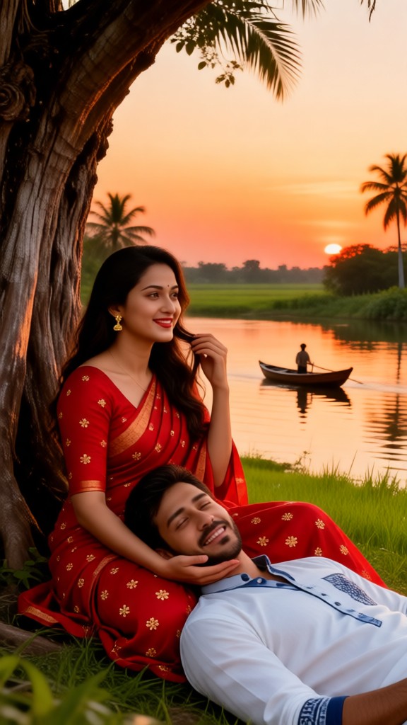 Love on the Banks of Ganges🌅 image