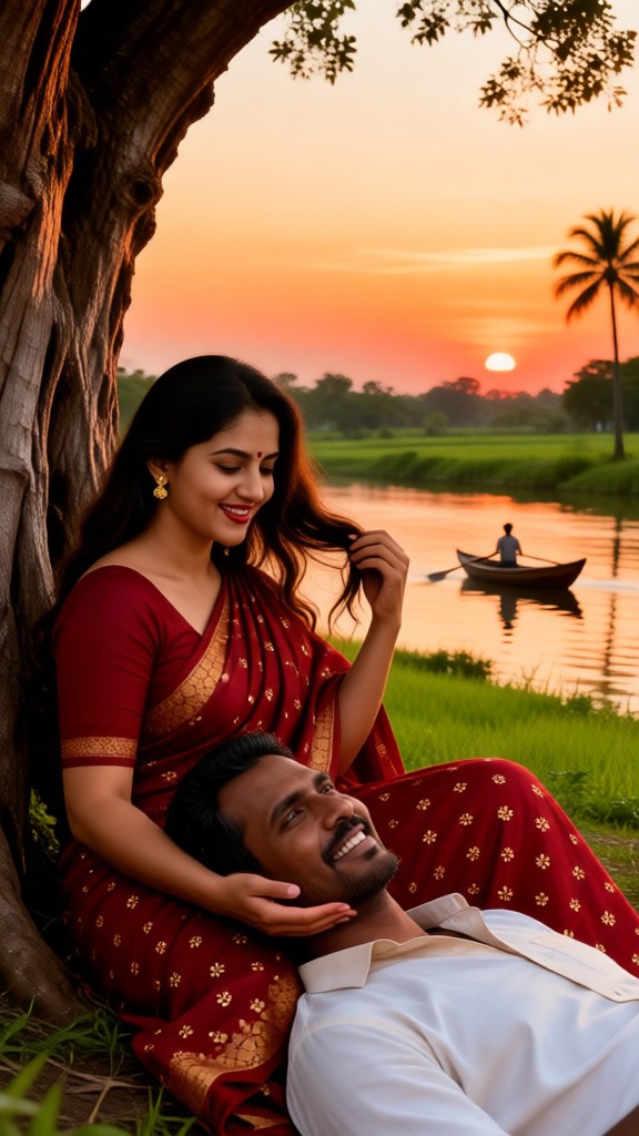 Love on the Banks of Ganges🌅-v image