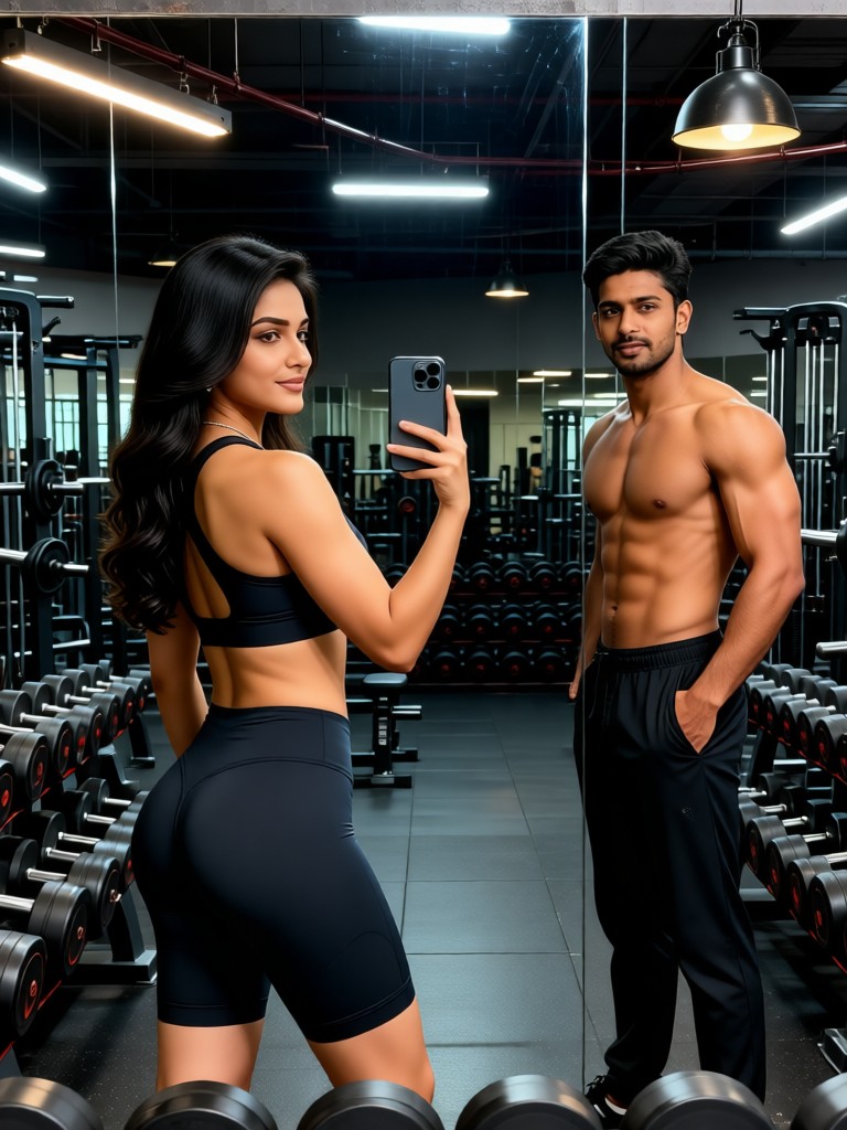 Gym Date Mirror Vlog image