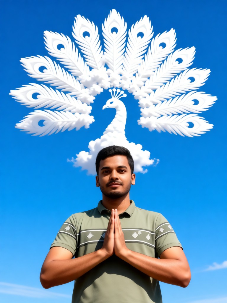 Cloud Peacock Feather image