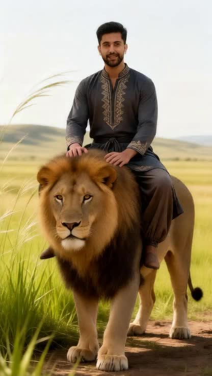 Silhouette Transition: Lion Knight image