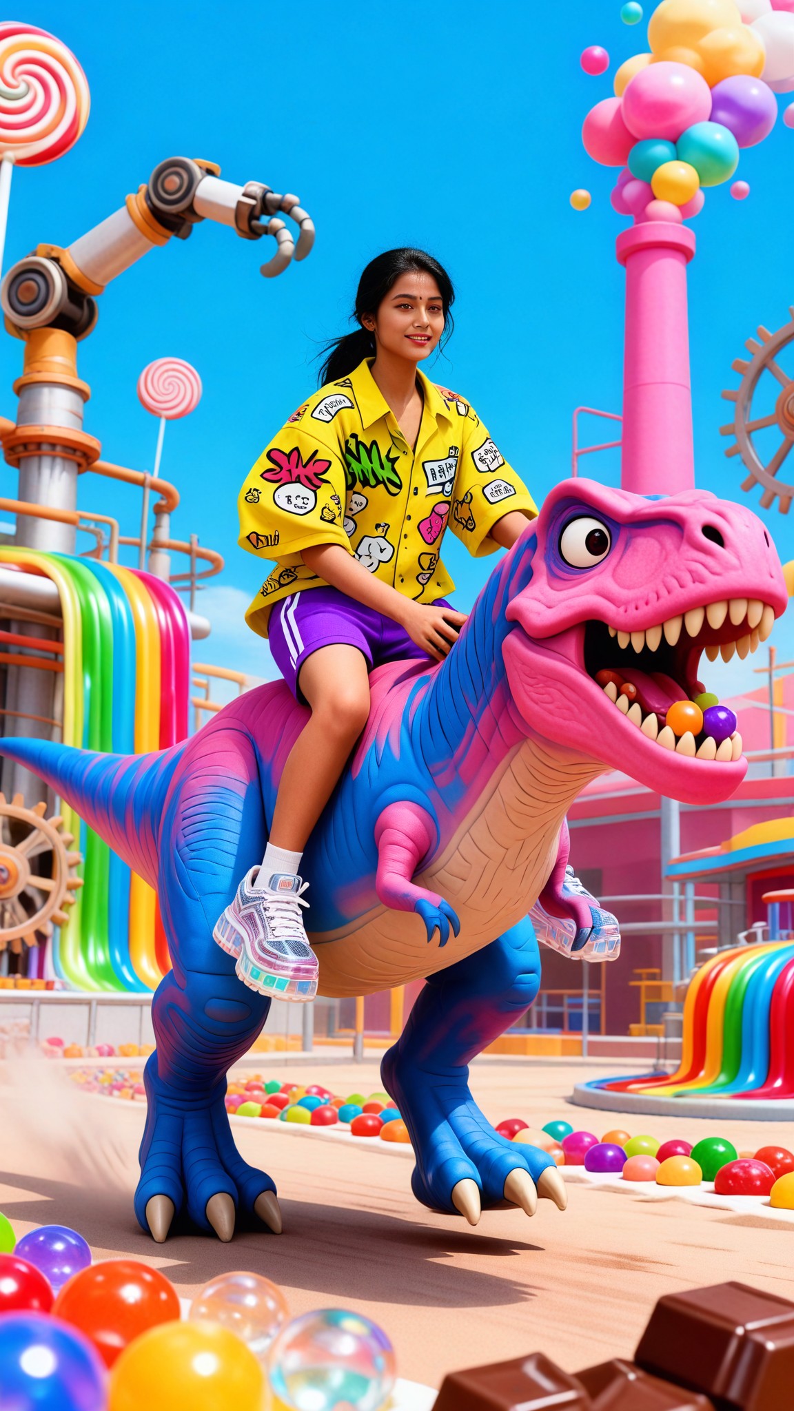 3D Tyrannosaurus Rex Knight image