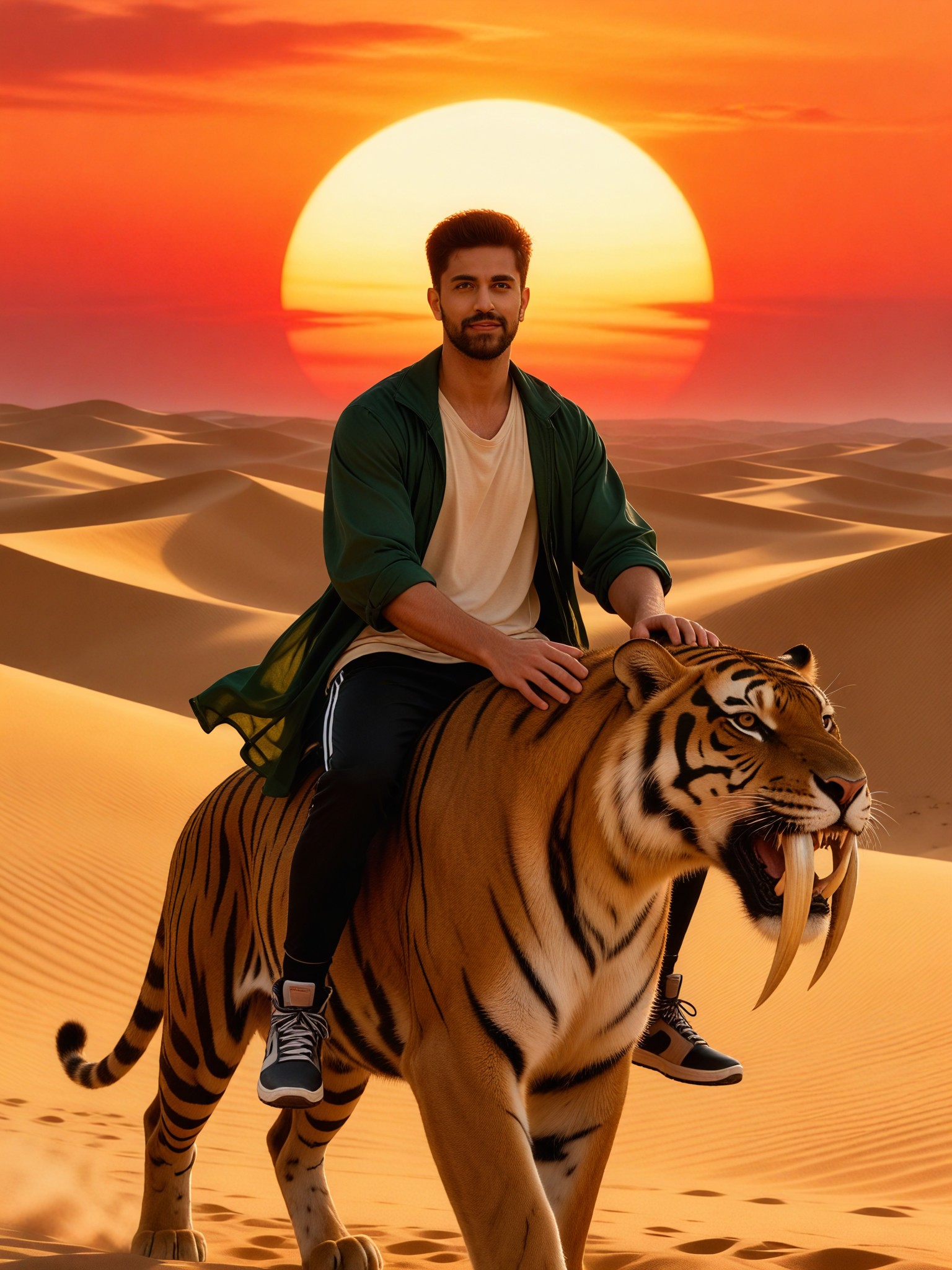 Tiger Knight Under the Setting Sun image