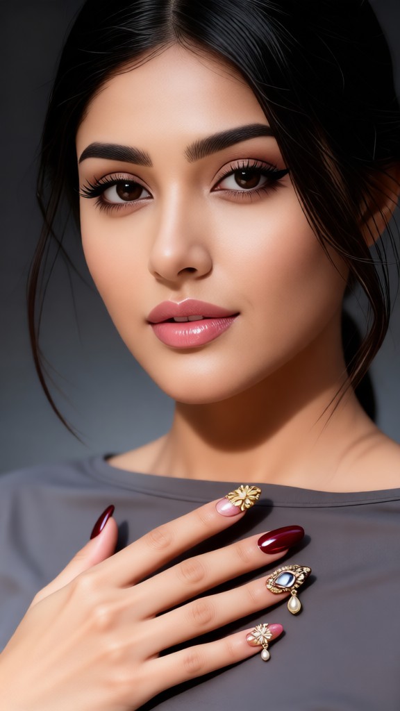 Floral Nail Art image