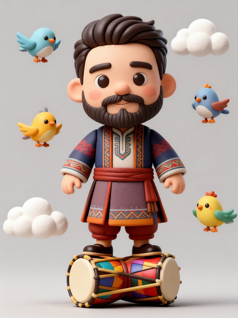 Baisakhi：3D Clay Punjabi Pop image