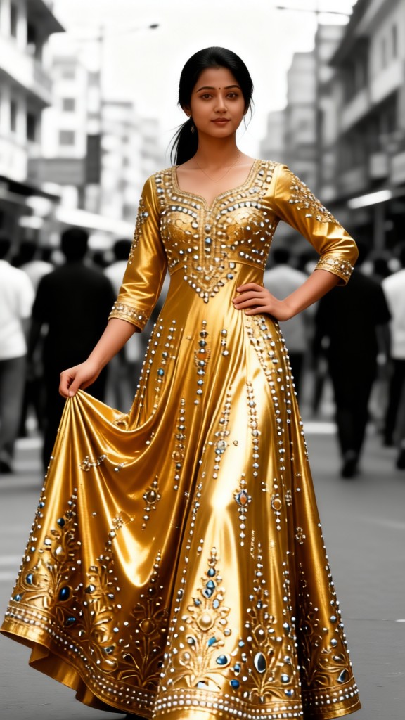 Black and White World: Gorgeous Gold image