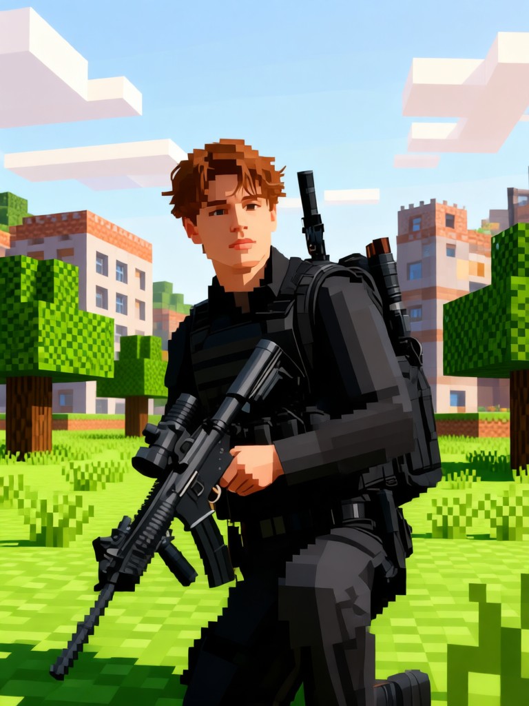 Minecraft style image