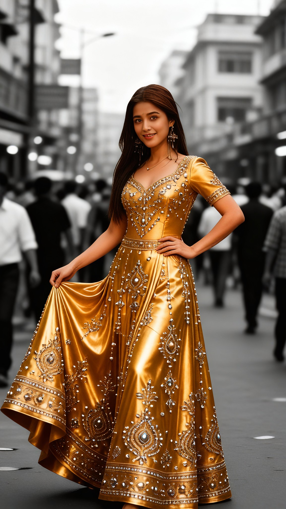The Luxury Gold in the Black and White World image