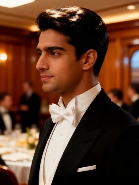 Meeting a beautiful woman on the ship-<Titanic> image