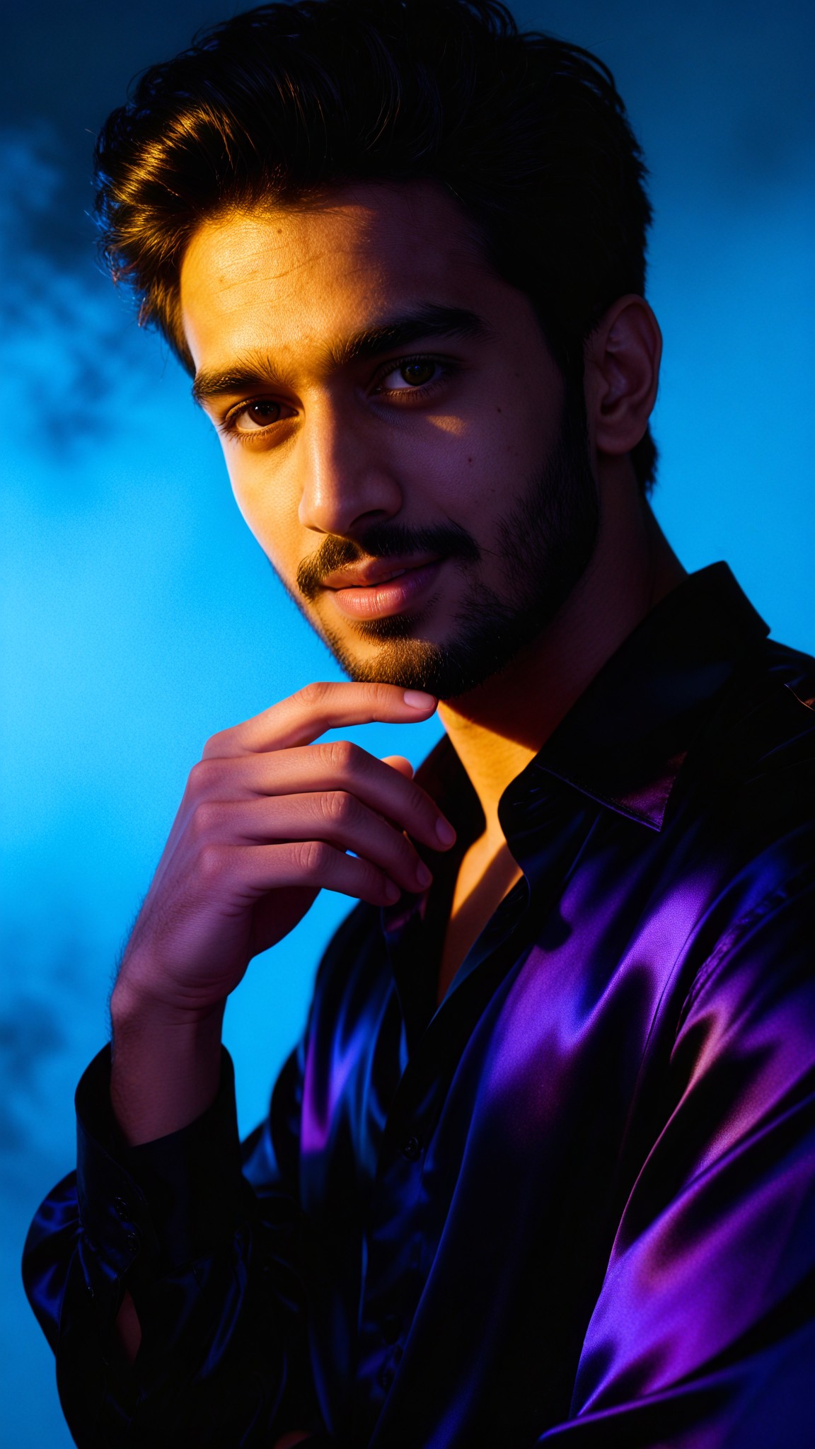 Golden Light Artistic Portrait image