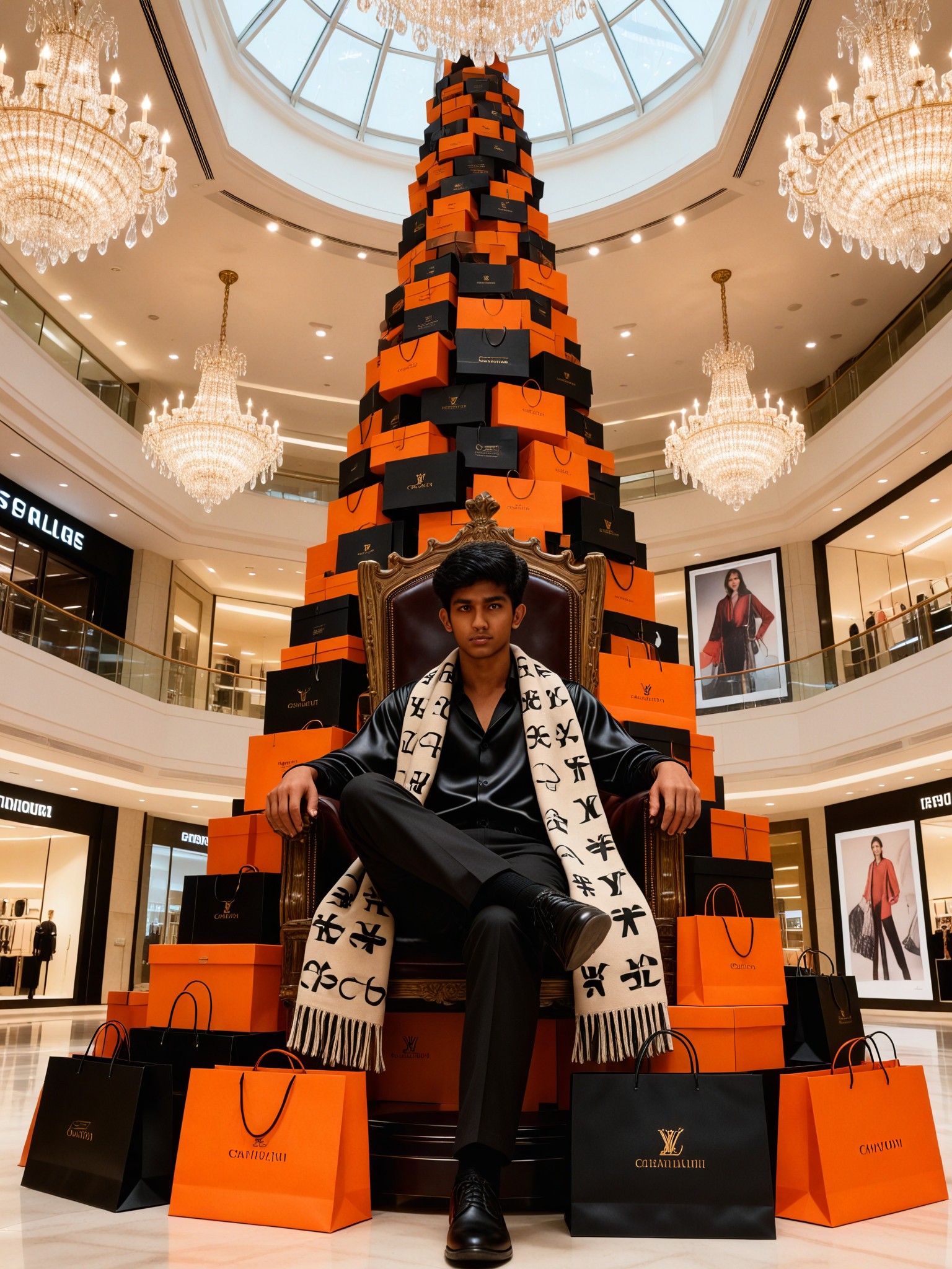 Shopping Box Throne image