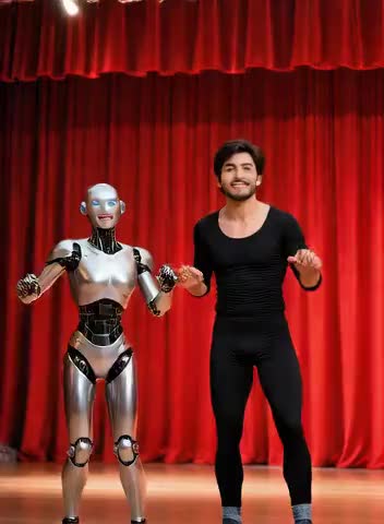 Dance with robots image