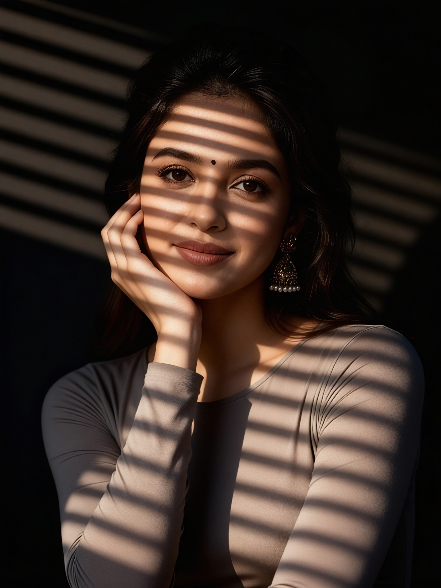 Blinds Art Light Portrait image