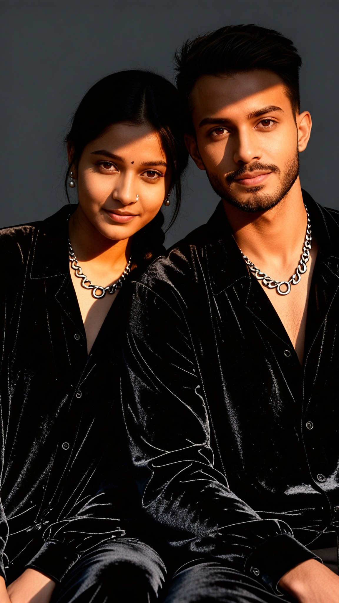 Warm Color Geometric Light Art Photo image