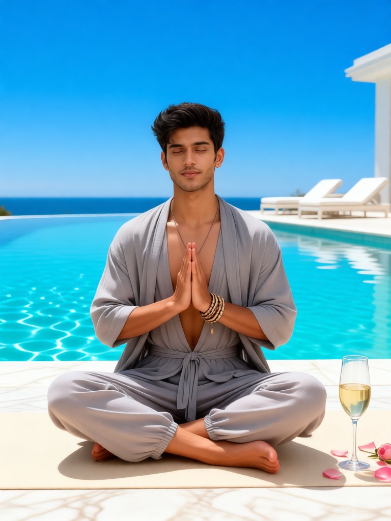 Enjoy tranquility by the pool image