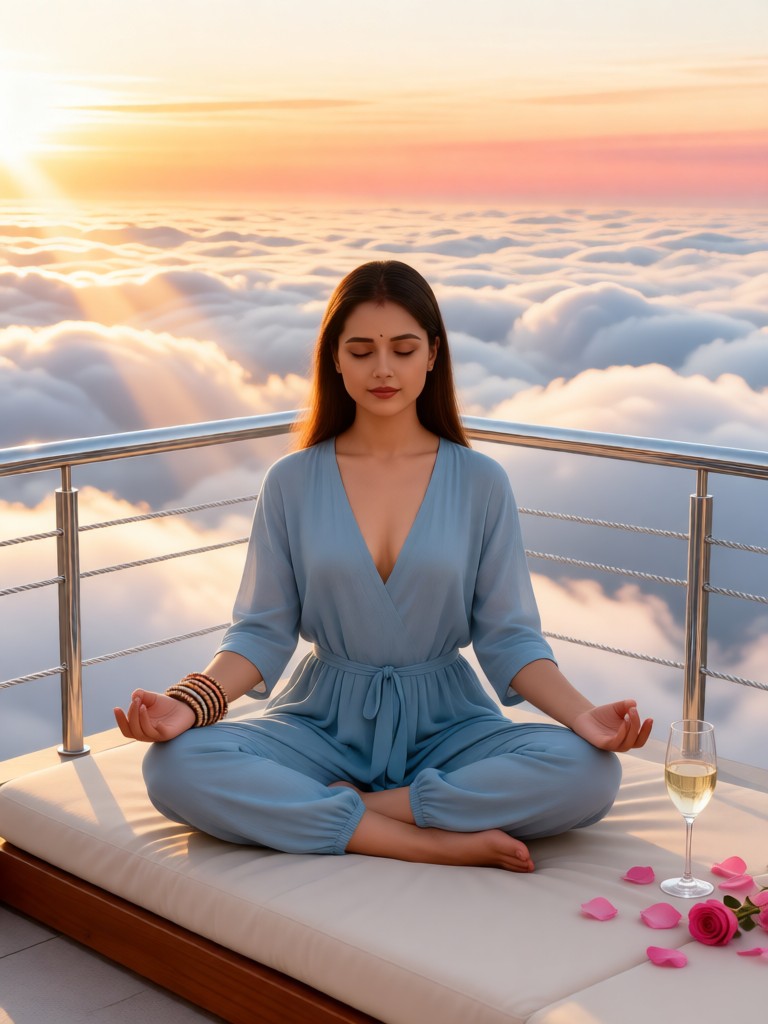 Enjoy tranquility with the cloud image