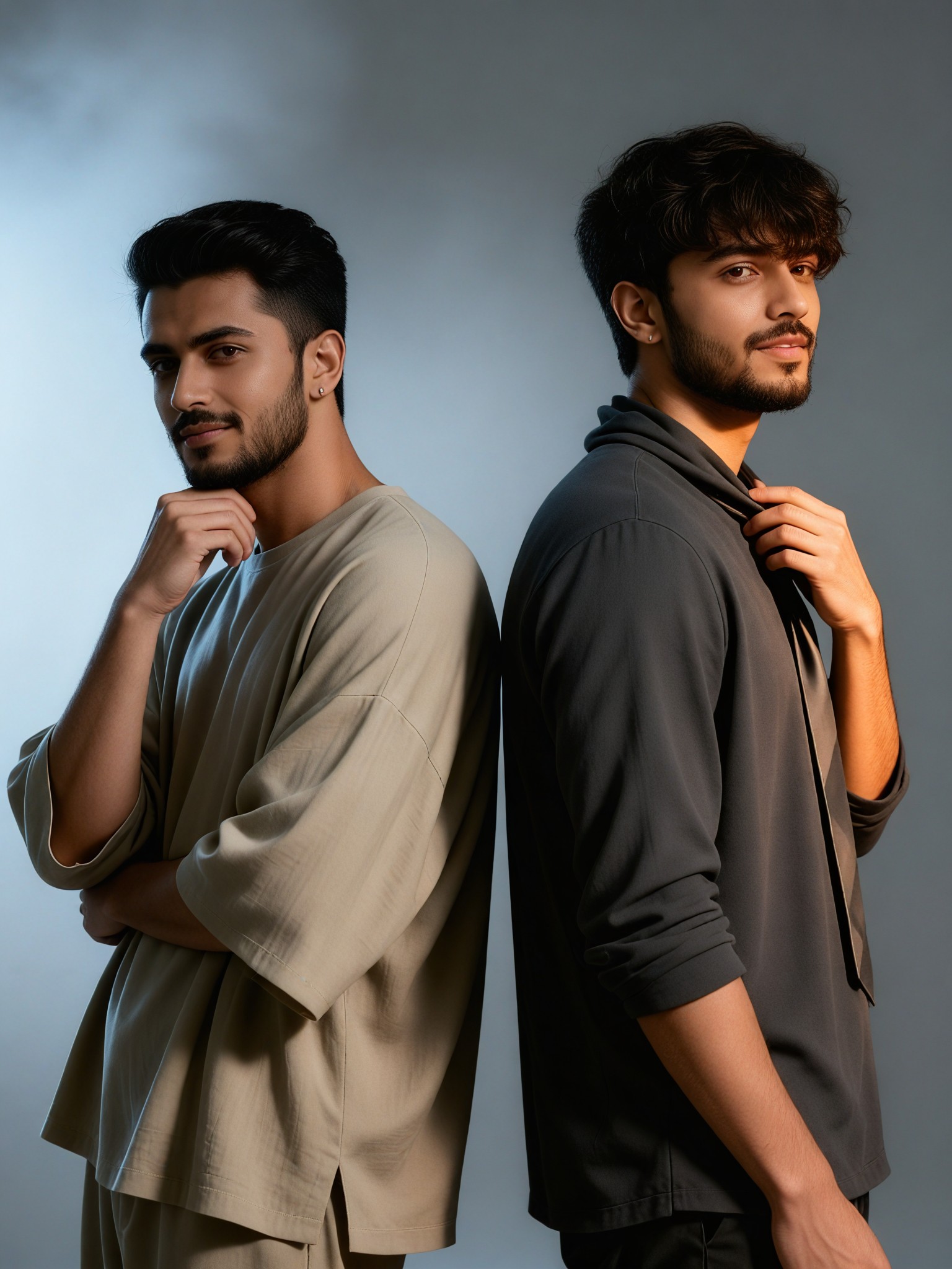 Double-person avant-garde art magazine feature image