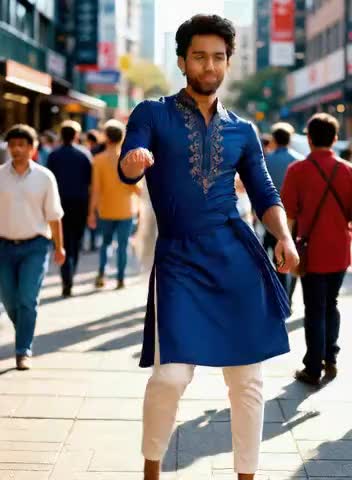 Funny penguin dance image