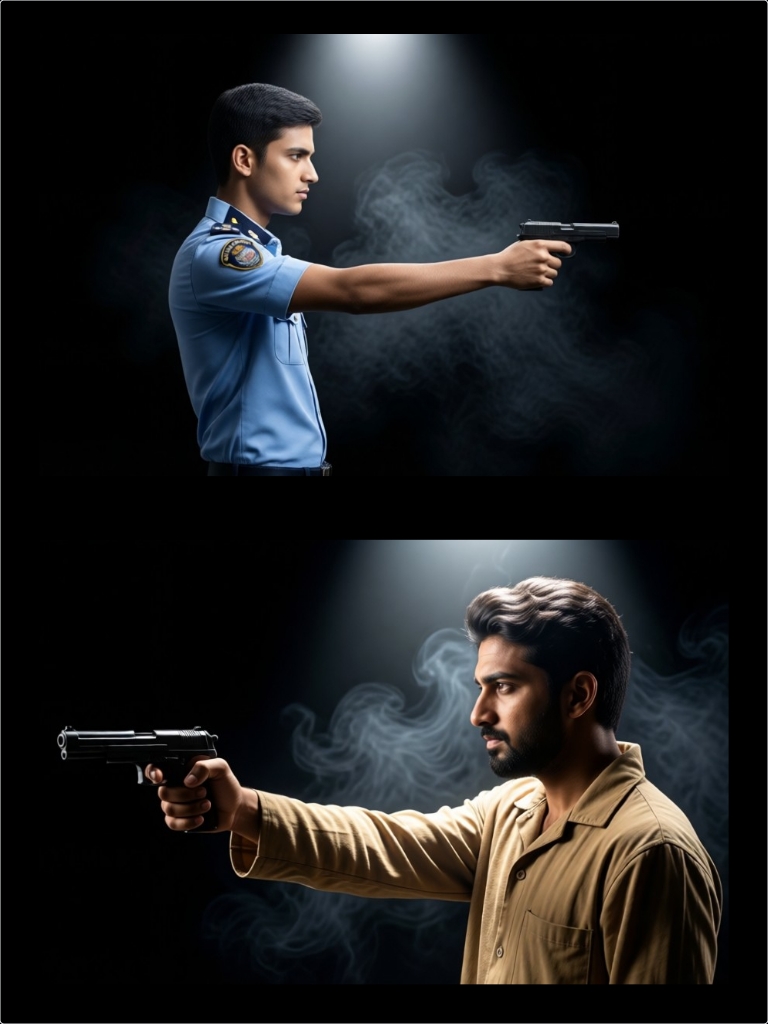 Who are the police and who are the prisoners image