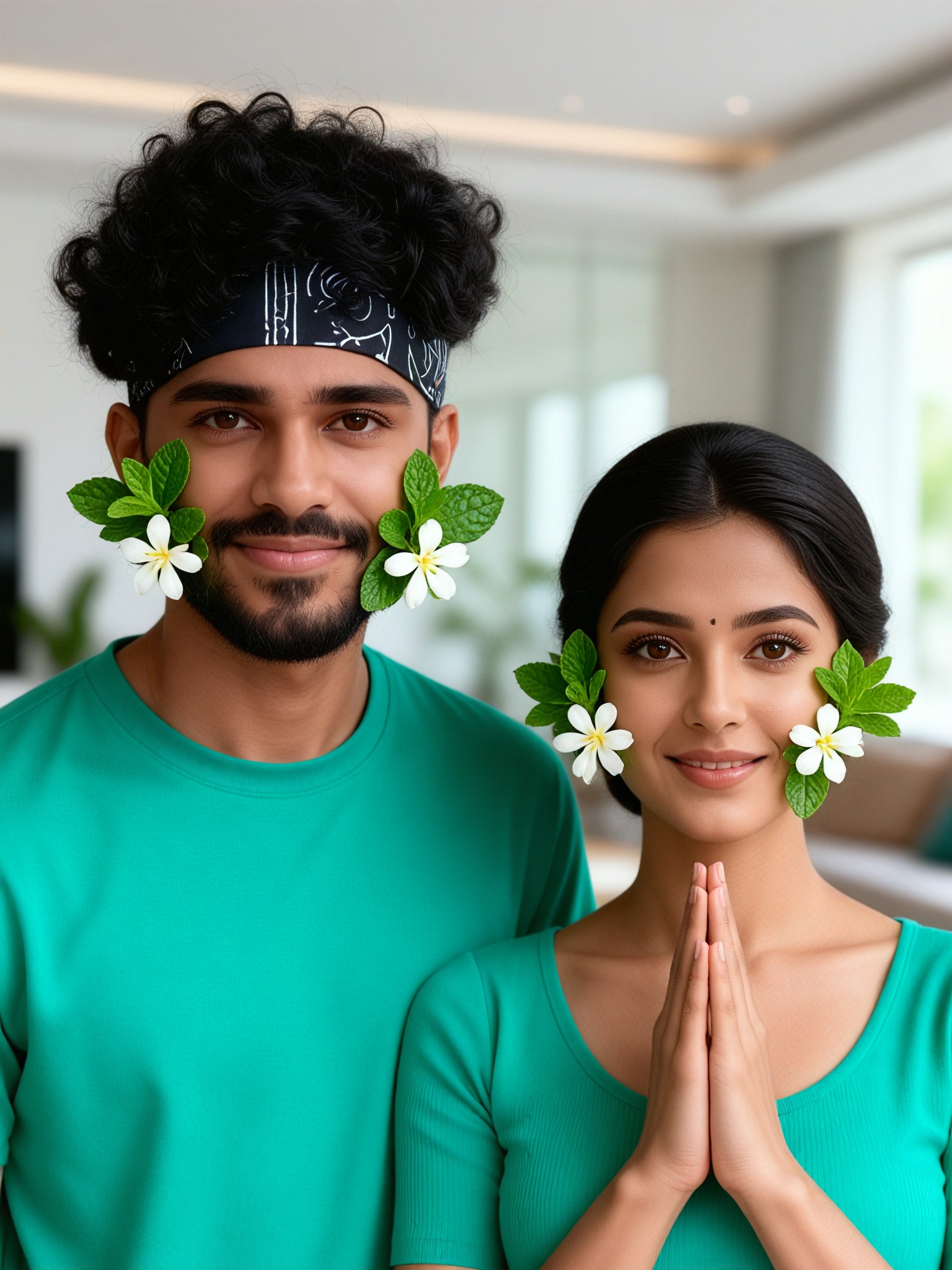 Mint Jasmine Photo Booth Portrait image