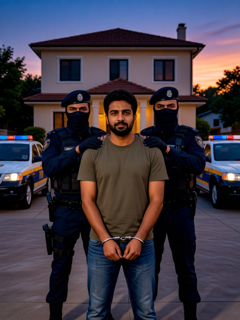 How was your good friend arrested? image