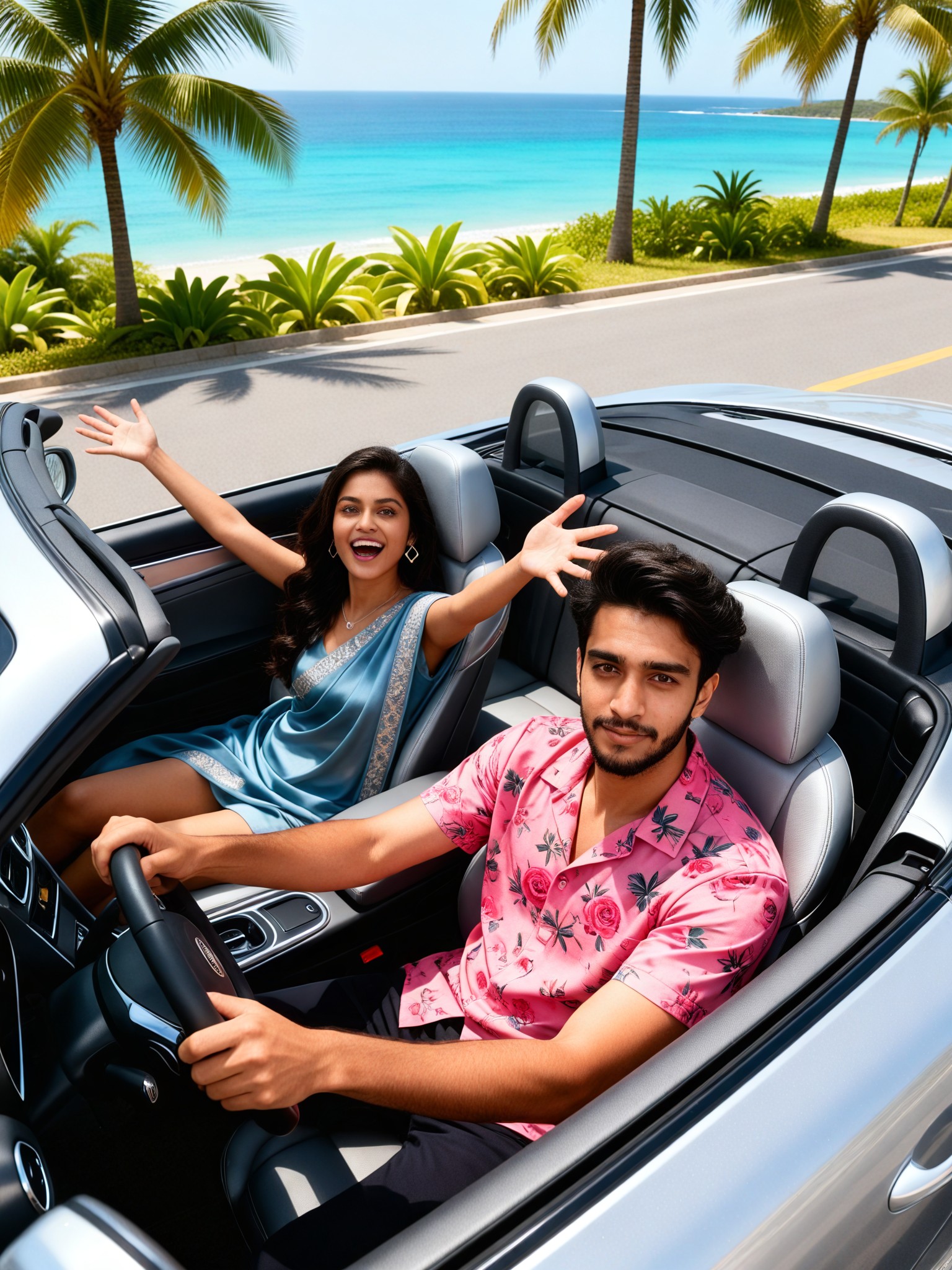 Take her for a drive by the sea image