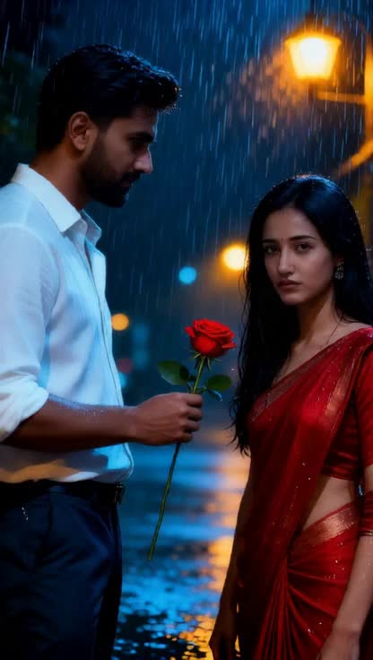 Story of a failed confession on a rainy night image