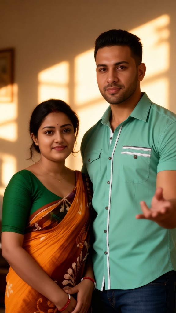 Couple watching firework-v image