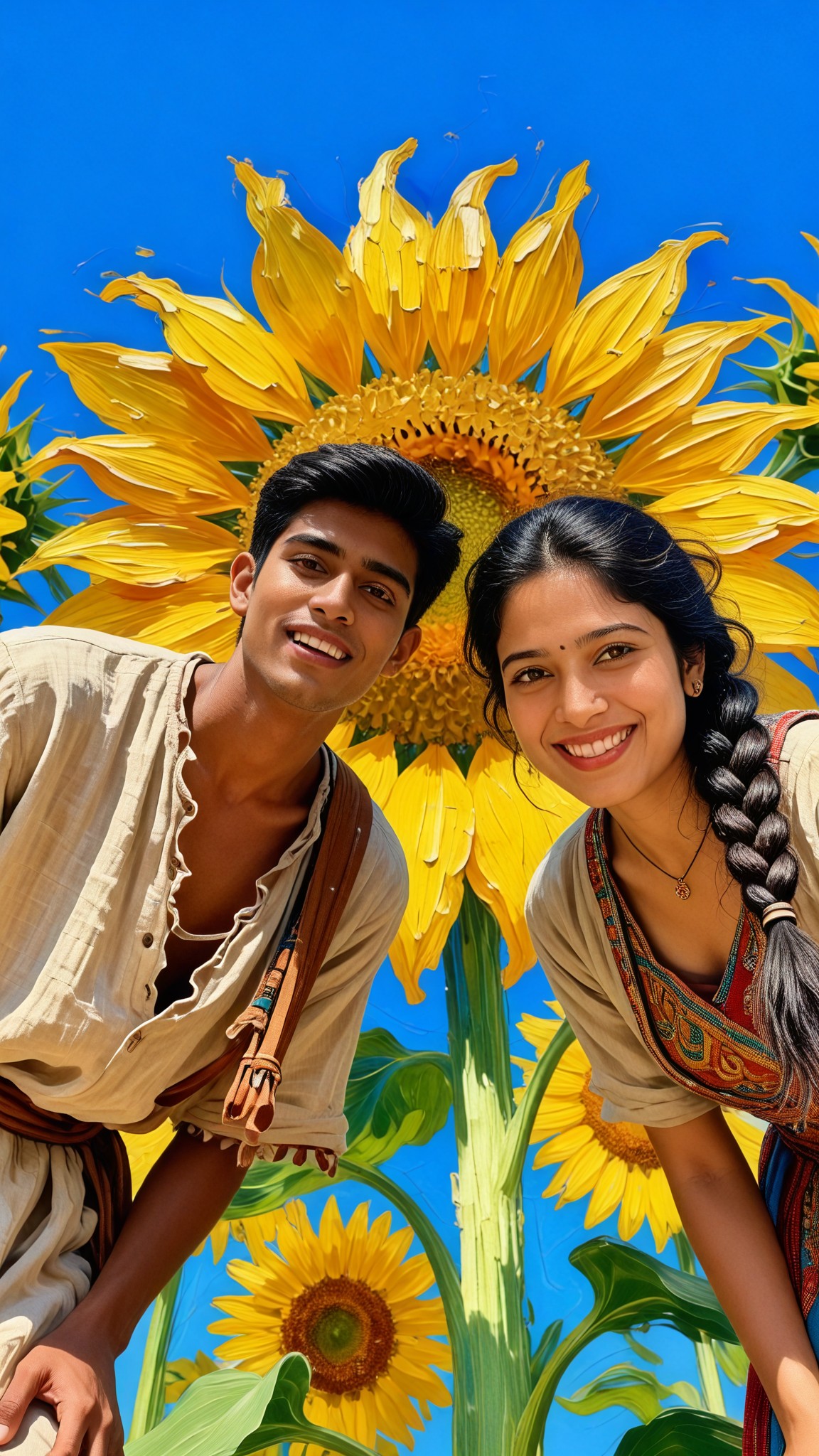 Boho Sunflower Sun image