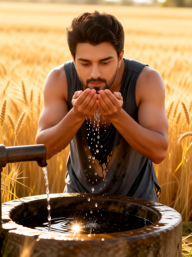 Wheat Field Man-12 image