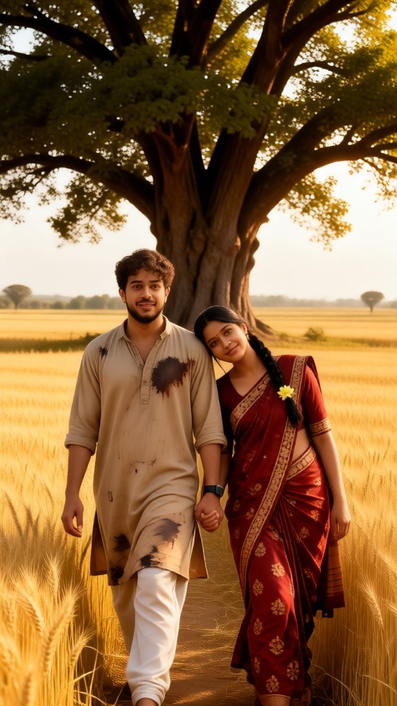 Wheat Field Couple-01 image